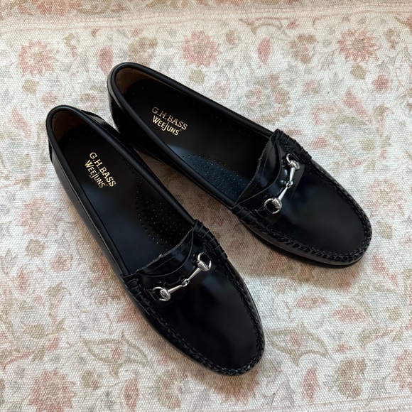 G.H. Bass Leather Lianna Horsebit Loafers - Picture 1 of 8